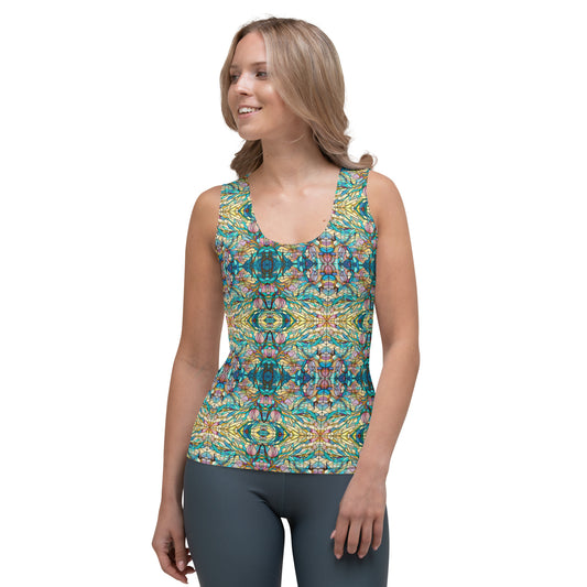 DMV 0049 Chic Boho Sublimation Cut & Sew Tank Top