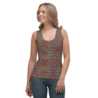 DMV 0066 Psy Artsy Sublimation Cut & Sew Tank Top