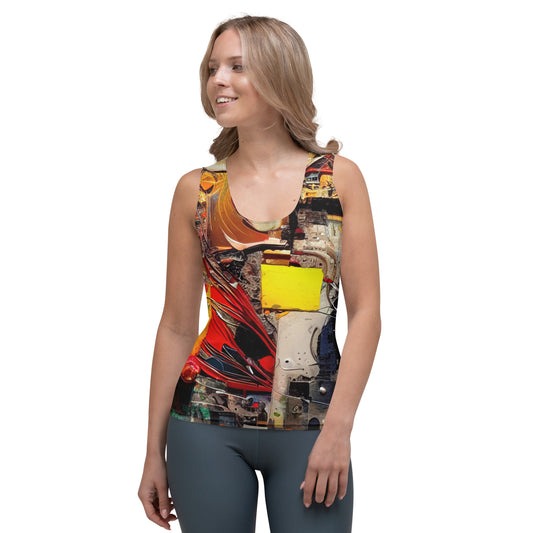 DMV 0271 Avant Garde Sublimation Cut & Sew Tank Top