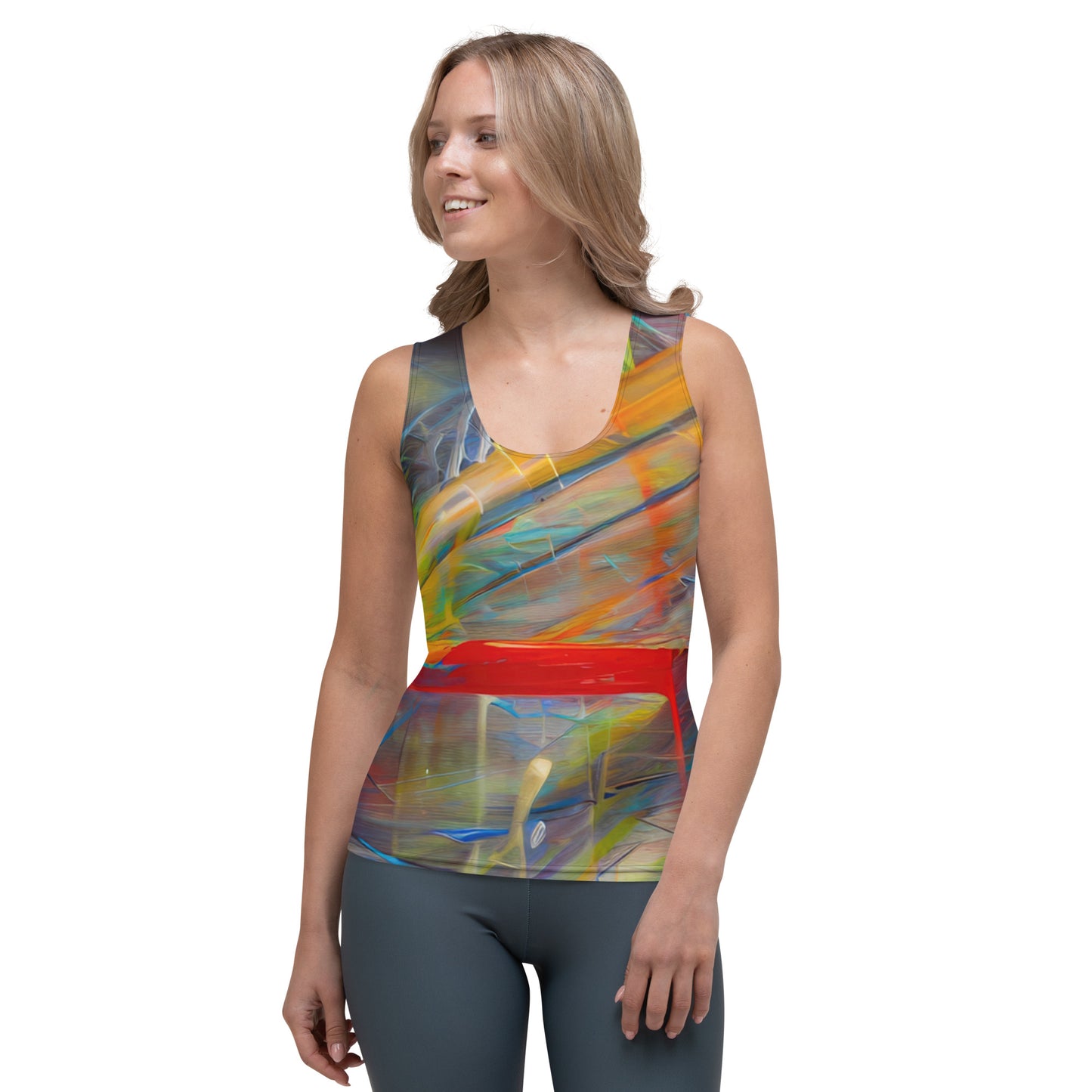 DMV 0248 Avant Garde Sublimation Cut & Sew Tank Top