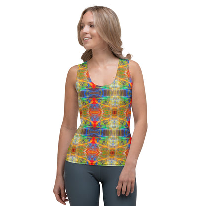 DMV 0191 Avant Garde Artsy Sublimation Cut & Sew Tank Top