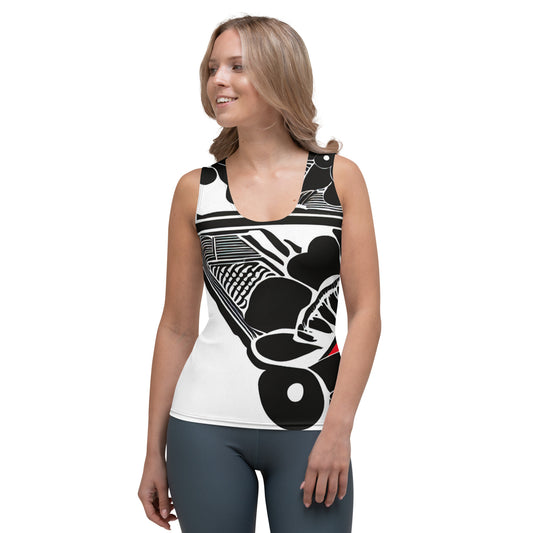 DMV 0294 Boho Sublimation Cut & Sew Tank Top