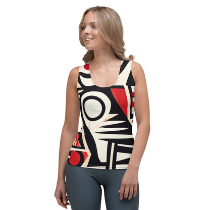 DMV 0648 Boho Sublimation Cut & Sew Tank Top