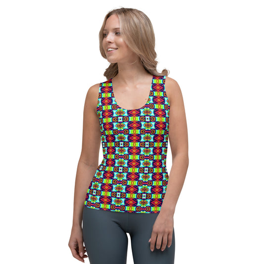 DMV 0665 Psy Artsy Sublimation Cut & Sew Tank Top