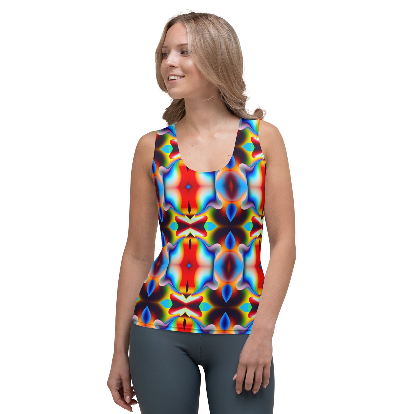 DMV 1284 Psy Artsy Sublimation Cut & Sew Tank Top