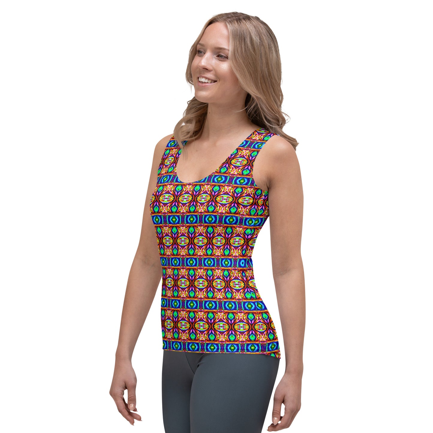 DMV 0245 Psy Artsy Sublimation Cut & Sew Tank Top