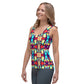 DMV 0036 Vintage Artsy Sublimation Cut & Sew Tank Top