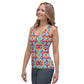 DMV 0010 Vintage Artsy Sublimation Cut & Sew Tank Top