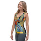 DMV 0237 Retro Art Sublimation Cut & Sew Tank Top