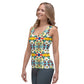 DMV 0102 Vintage Artsy Sublimation Cut & Sew Tank Top