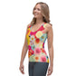 DMV 0106 Floral Sublimation Cut & Sew Tank Top