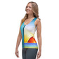 DMV 0262 Retro Art Sublimation Cut & Sew Tank Top