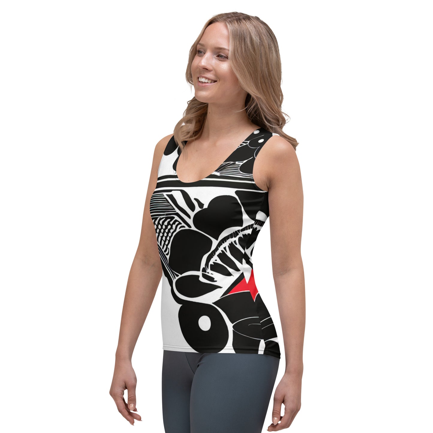 DMV 0294 Boho Sublimation Cut & Sew Tank Top