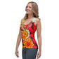 DMV 0419 Floral Sublimation Cut & Sew Tank Top