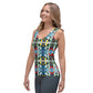 DMV 0362 Vintage Artsy Sublimation Cut & Sew Tank Top