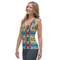 DMV 1759 Vintage Artsy Sublimation Cut & Sew Tank Top