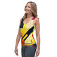 DMV 0537 Retro Art Sublimation Cut & Sew Tank Top