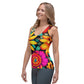 DMV 1606 Floral Sublimation Cut & Sew Tank Top