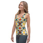 DMV 1247 Vintage Artsy Sublimation Cut & Sew Tank Top