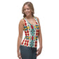 DMV 0230 Vintage Artsy Sublimation Cut & Sew Tank Top