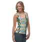 DMV 0076 Vintage Artsy Sublimation Cut & Sew Tank Top