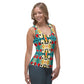 DMV 0044 Vintage Artsy Sublimation Cut & Sew Tank Top