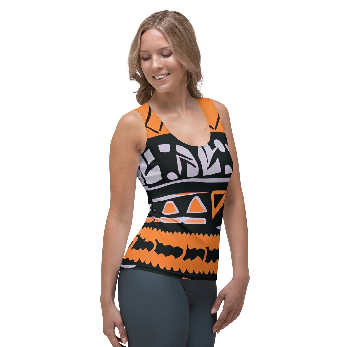 DMV 0115 Boho Sublimation Cut & Sew Tank Top