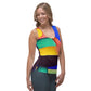 DMV 0255 Retro Art Sublimation Cut & Sew Tank Top