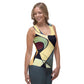 DMV 0234 Abstract Art Sublimation Cut & Sew Tank Top