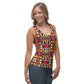 DMV 0208 Chic Boho Sublimation Cut & Sew Tank Top