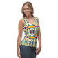 DMV 0102 Vintage Artsy Sublimation Cut & Sew Tank Top