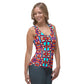 DMV 0094 Vintage Artsy Sublimation Cut & Sew Tank Top