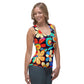 DMV 0257 Floral Sublimation Cut & Sew Tank Top