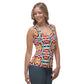 DMV 0160 Vintage Artsy Sublimation Cut & Sew Tank Top