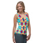 DMV 0134 Vintage Artsy Sublimation Cut & Sew Tank Top