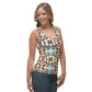 DMV 0184 Geo Boho Sublimation Cut & Sew Tank Top