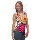 DMV 0404 Floral Sublimation Cut & Sew Tank Top