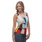 DMV 0554 Retro Art Sublimation Cut & Sew Tank Top