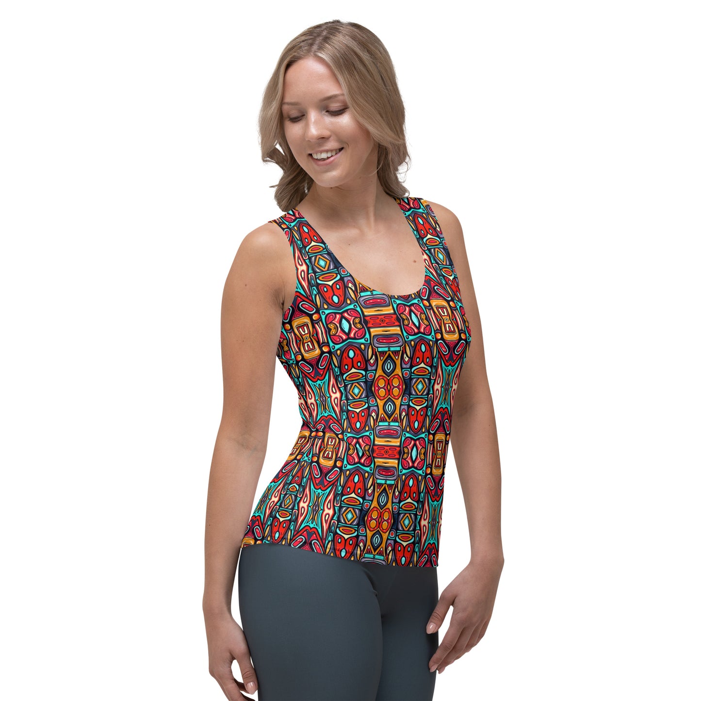 DMV 0682 Psy Artsy Sublimation Cut & Sew Tank Top