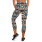 DMV 0275 Conceptual Artsy Yoga Capri Leggings