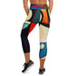 DMV 0209 Abstract Art Yoga Capri Leggings