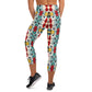 DMV 0230 Vintage Artsy Yoga Capri Leggings