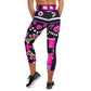 DMV 0026 Boho Yoga Capri Leggings