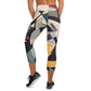 DMV 0047 Abstract Art Yoga Capri Leggings