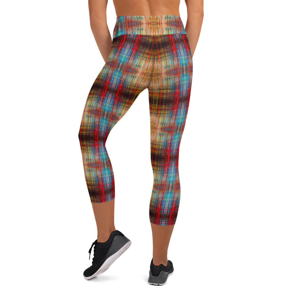 DMV 0006 Avant Garde Artsy Yoga Capri Leggings