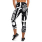 DMV 0060 Boho Yoga Capri Leggings