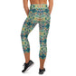 DMV 0049 Chic Boho Yoga Capri Leggings