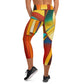 DMV 0048 Retro Art Yoga Capri Leggings