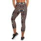 DMV 0007 Conceptual Artsy Yoga Capri Leggings