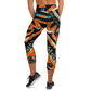 DMV 0033 Boho Yoga Capri Leggings